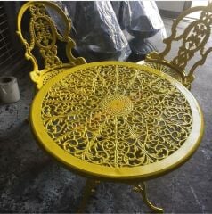 Döküm masa sandalye padişah