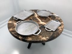 Döküm tepsi-Döküm tabak