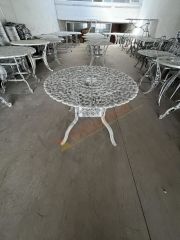 Döküm masa kuğu doksan cm