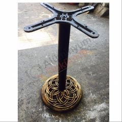 DÖKÜM YUVARLAK DESENLİ MASA AYAK