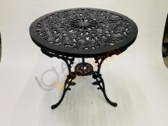 Döküm masa güllü 60 cm çap