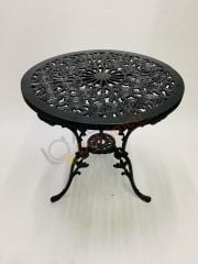 Döküm masa güllü 60 cm çap