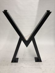 Metal m ayak ters m