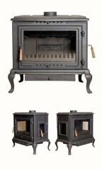 Plazma döküm soba yan camlı