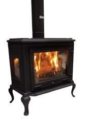 Plazma döküm soba yan camlı