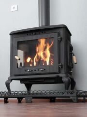 Döküm şömine soba oval kapak