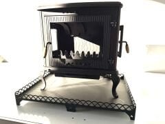 Döküm şömine soba oval kapak