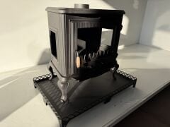 Döküm şömine soba oval kapak