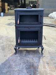 Döküm soba kare kapak fırınlı yeni