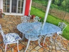 Kıvırcık masa 90 a 180 cm