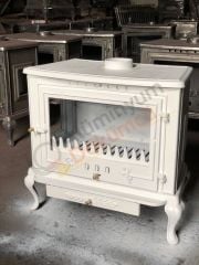 Döküm soba beyaz renk özel renk