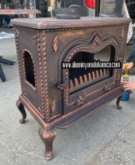 DÖKÜM SOBA BAKIR ESKİTME EFEKTLİ