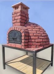 Pizza fırın kapak-döküm barbekü kapak