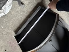 Pizza fırın kapak-döküm barbekü kapak