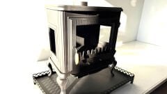 Kare plazma yan cam yan kapak alttan küllük