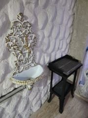 Döküm mangal-raflı mangal