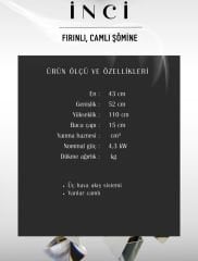 Dik küçük Kuzine-İnci döküm soba