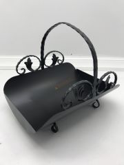 Soba şömine Ferforje odunluk