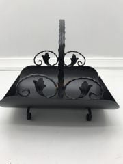 Soba şömine Ferforje odunluk