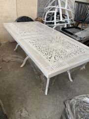 Döküm masa dikdörgen 185x97 cm