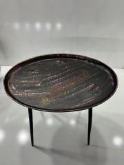 Döküm orta sehpa oval