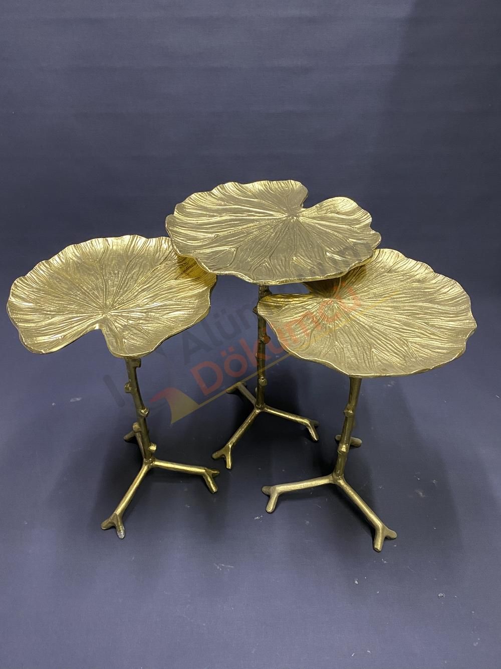 Yaprak sehpa-döküm sehpa