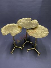 Yaprak sehpa-döküm sehpa