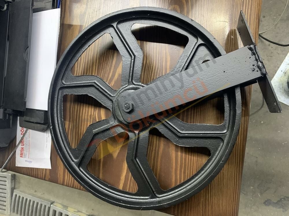 DÖKÜM TEKER 38 CM -SEHPA TEKER