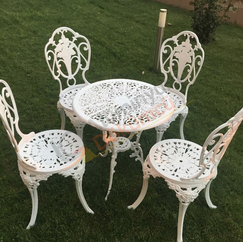 Gül sandalye 4 adet Osmanlı masa