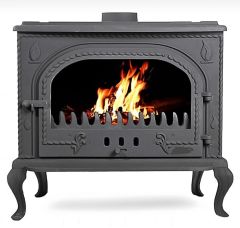 Döküm soba ön cam oval kapak