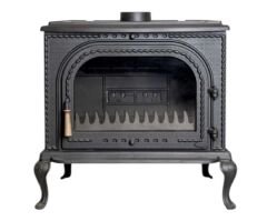 Döküm soba ön cam oval kapak