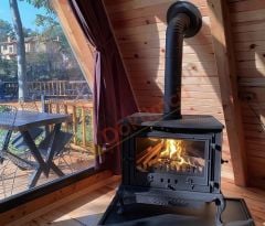 Döküm soba kare yan kapak alt küllük