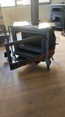 Plazma soba yan cam diğer yan taraf kapak alttan küllük