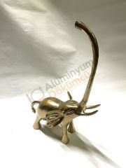 Döküm fil-tuvalet kağıtlık-fil döküm