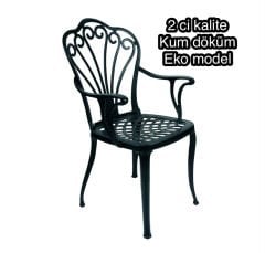 DÖKÜM SANDALYE-eko kum döküm kollu