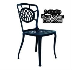 Döküm eko sandalye kolsuz
