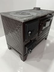 Döküm eko fırınlı yatay soba