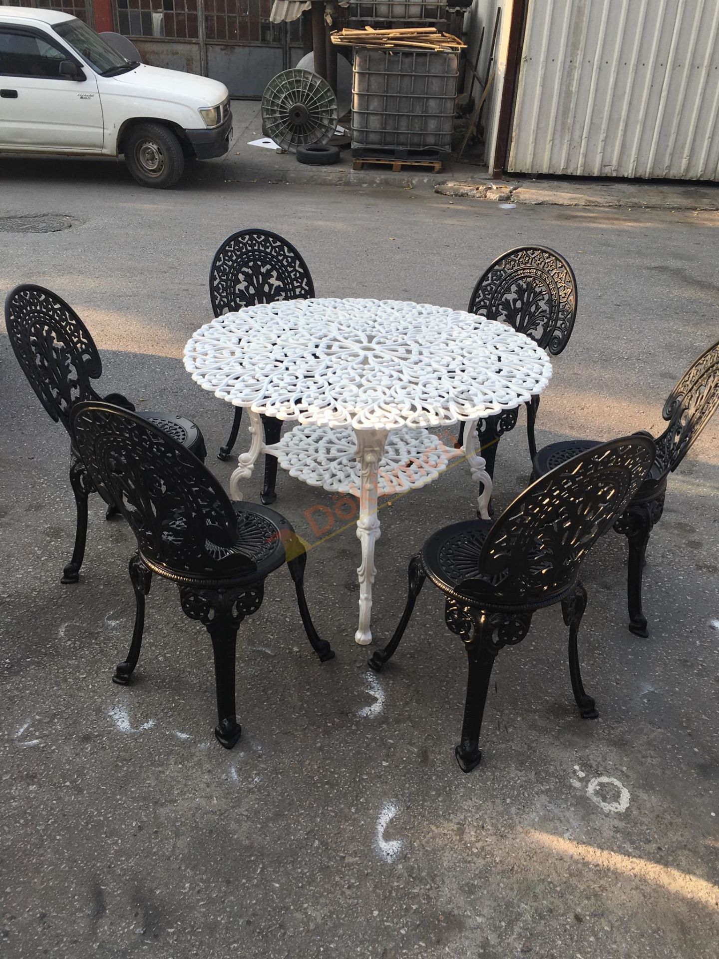 Osmanlı sandalye 100 cm kuğu masa