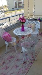 Döküm sandalye masa sedir