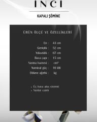 Küçük kare soba yan kapalı
