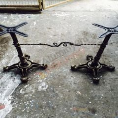 ORTASI FERFORJE 4LÜ ÇİFTLİ MASA AYAK