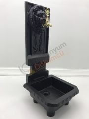 ASLAN KARE LAVABOLU YERE VE DUVARA YASLANMALI ÇEŞME