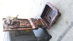 ASLAN KARE LAVABOLU YERE VE DUVARA YASLANMALI ÇEŞME