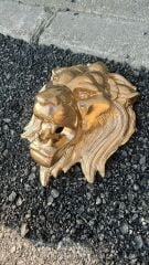 Döküm Aslan başı aslan kafası