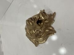 Döküm Aslan başı aslan kafası