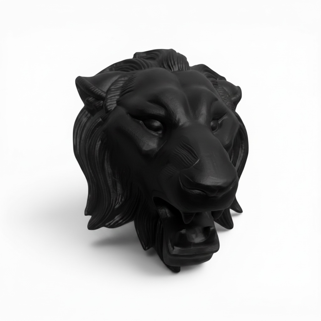 Döküm Aslan başı aslan kafası