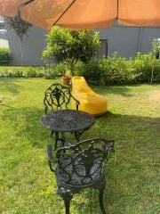 Siyah Osmanlı takım güllü sandalye Osmanlı masa